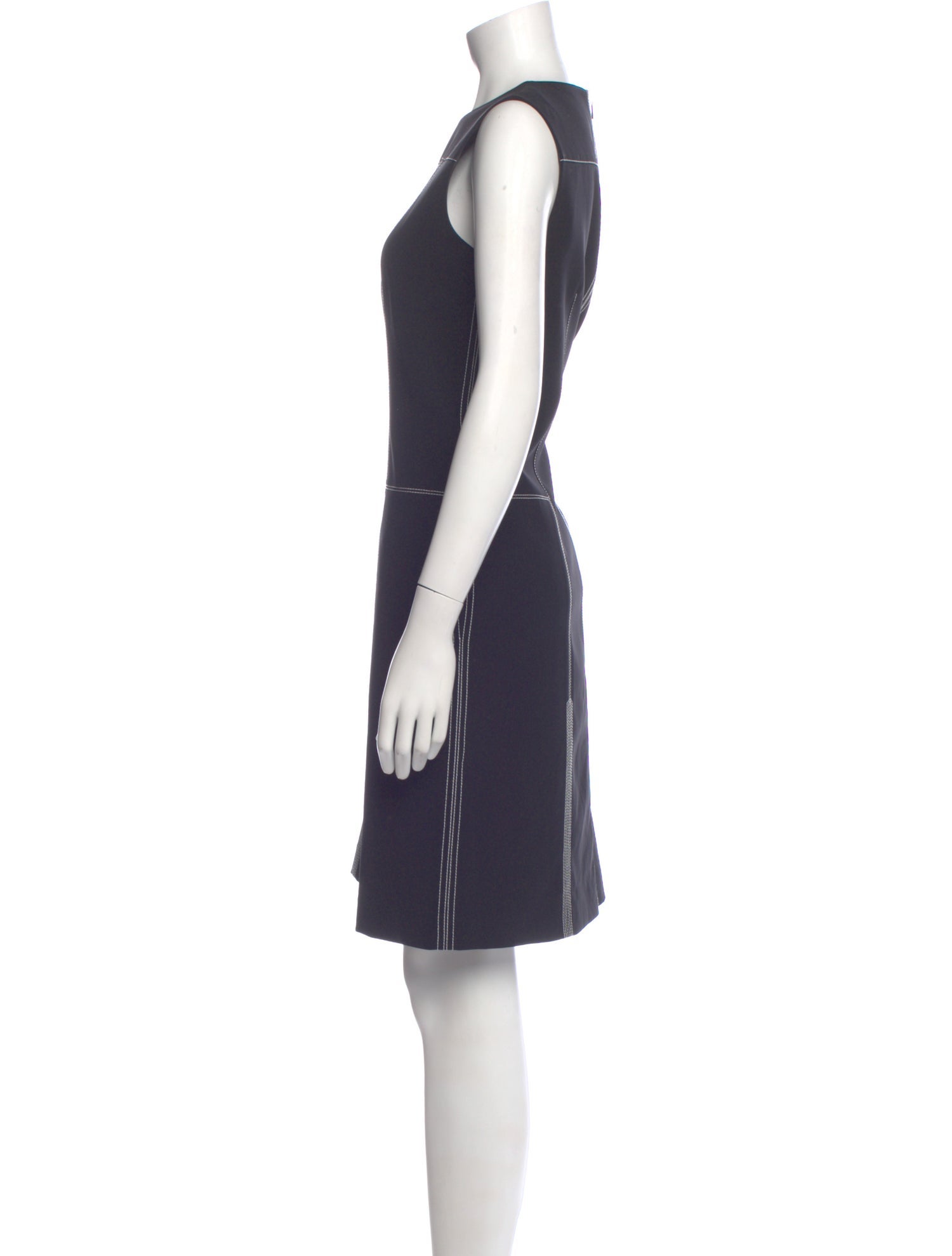 Lafayette 148 Bateau Neckline Knee-Length Dress