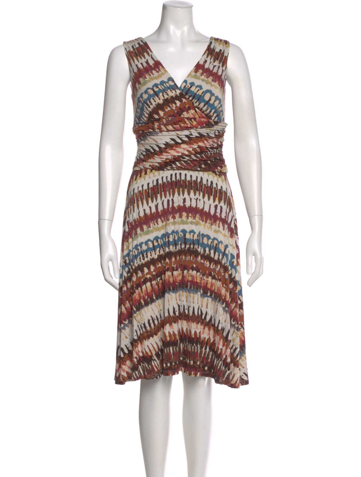 Lafayette 148 Printed Knee-Length Dress
