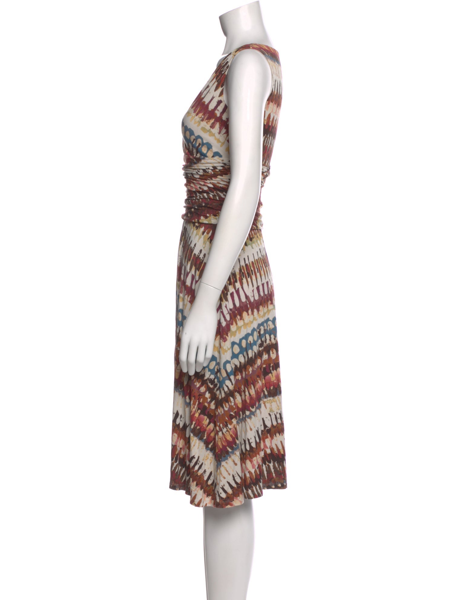 Lafayette 148 Printed Knee-Length Dress