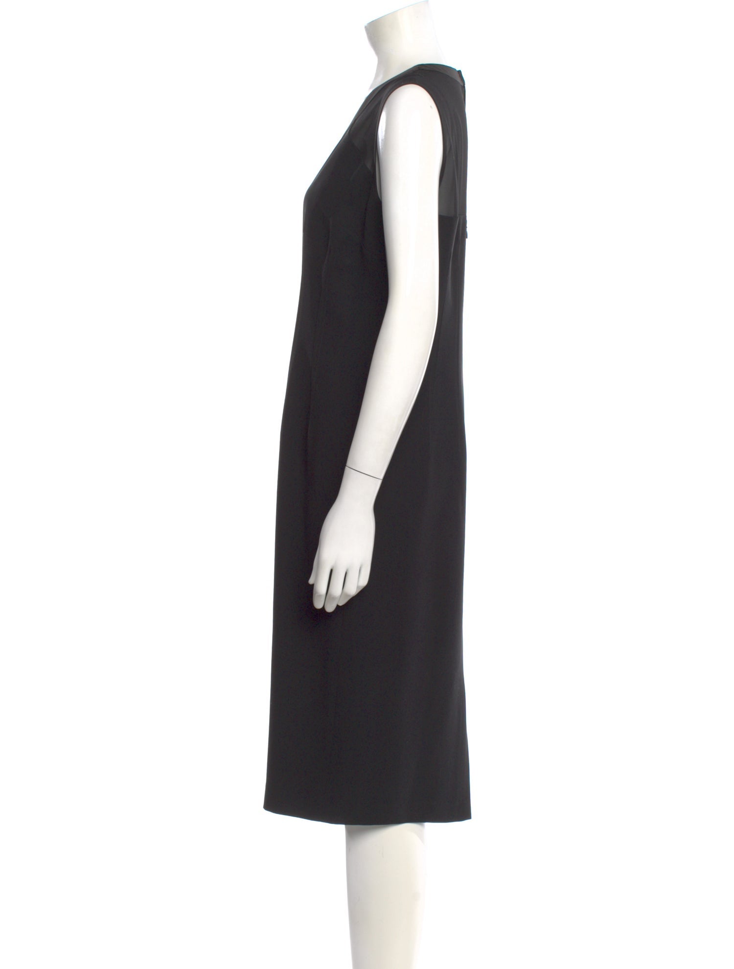 Lafayette 148 V-Neck Mini Dress