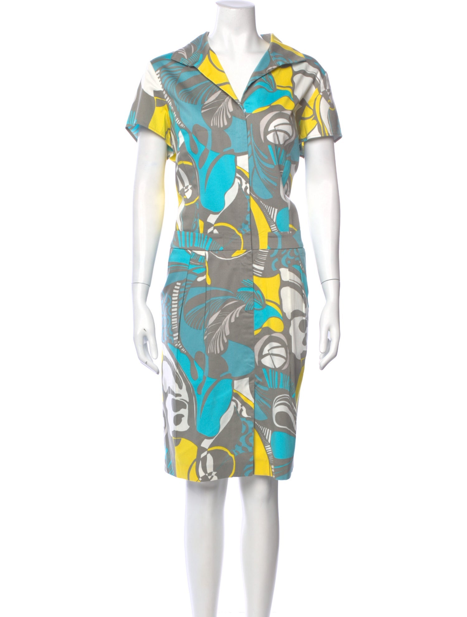 Lafayette 148 Printed Knee-Length Dress