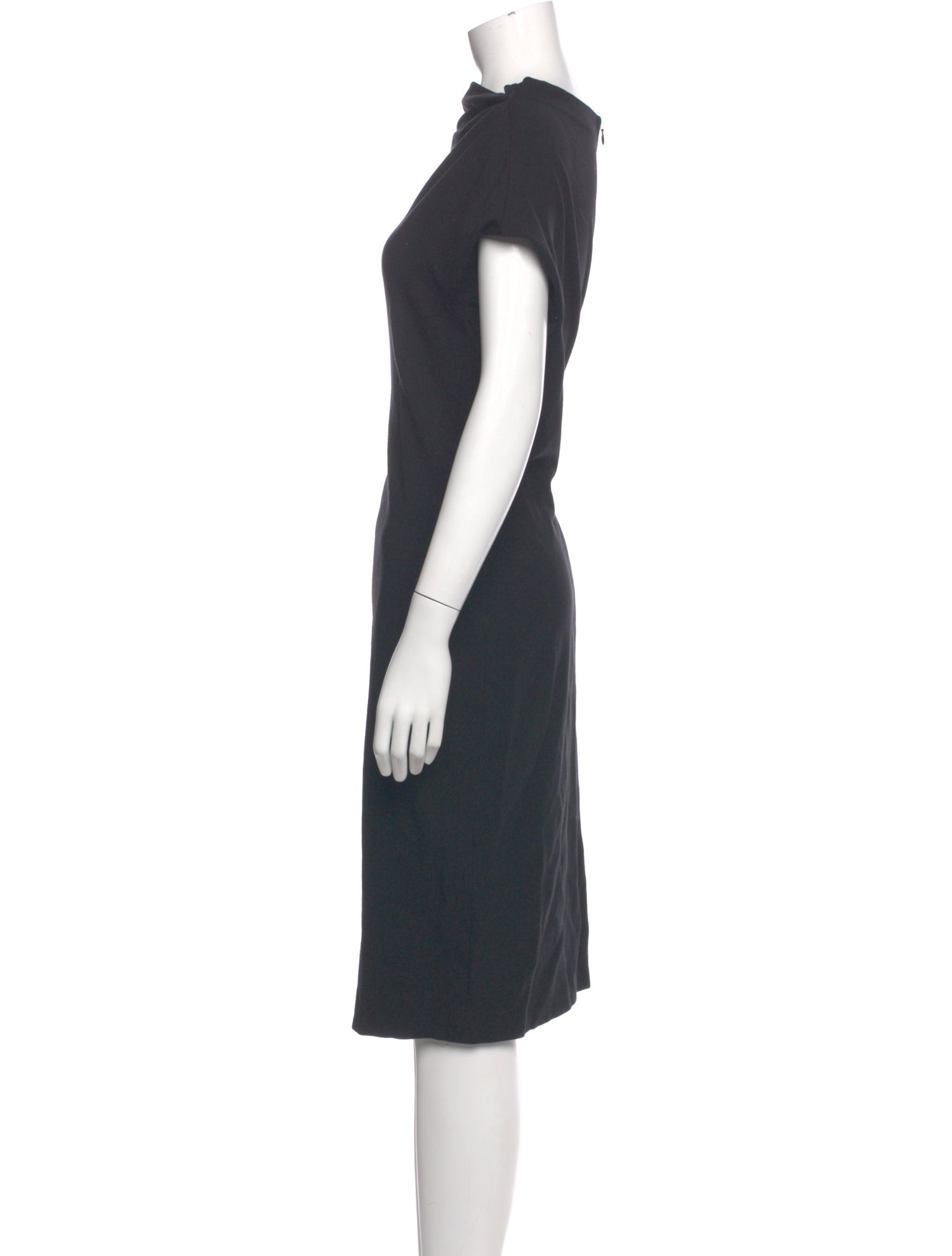 Lafayette 148 Mock Neck Knee-Length Dress