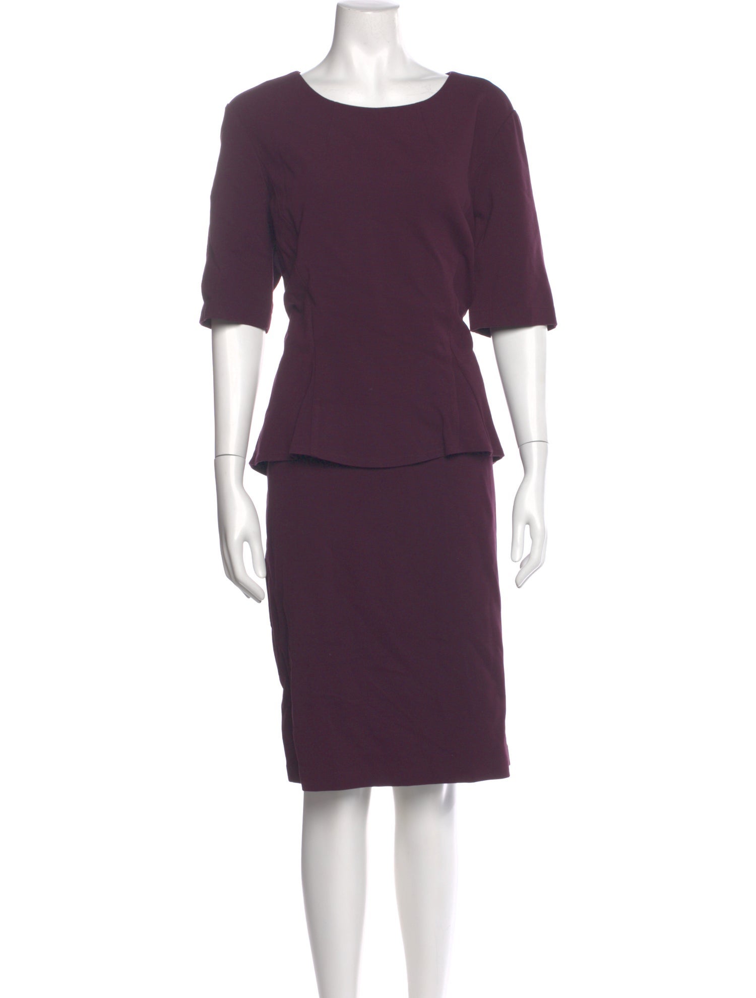 Lafayette 148 Scoop Neck Knee-Length Dress