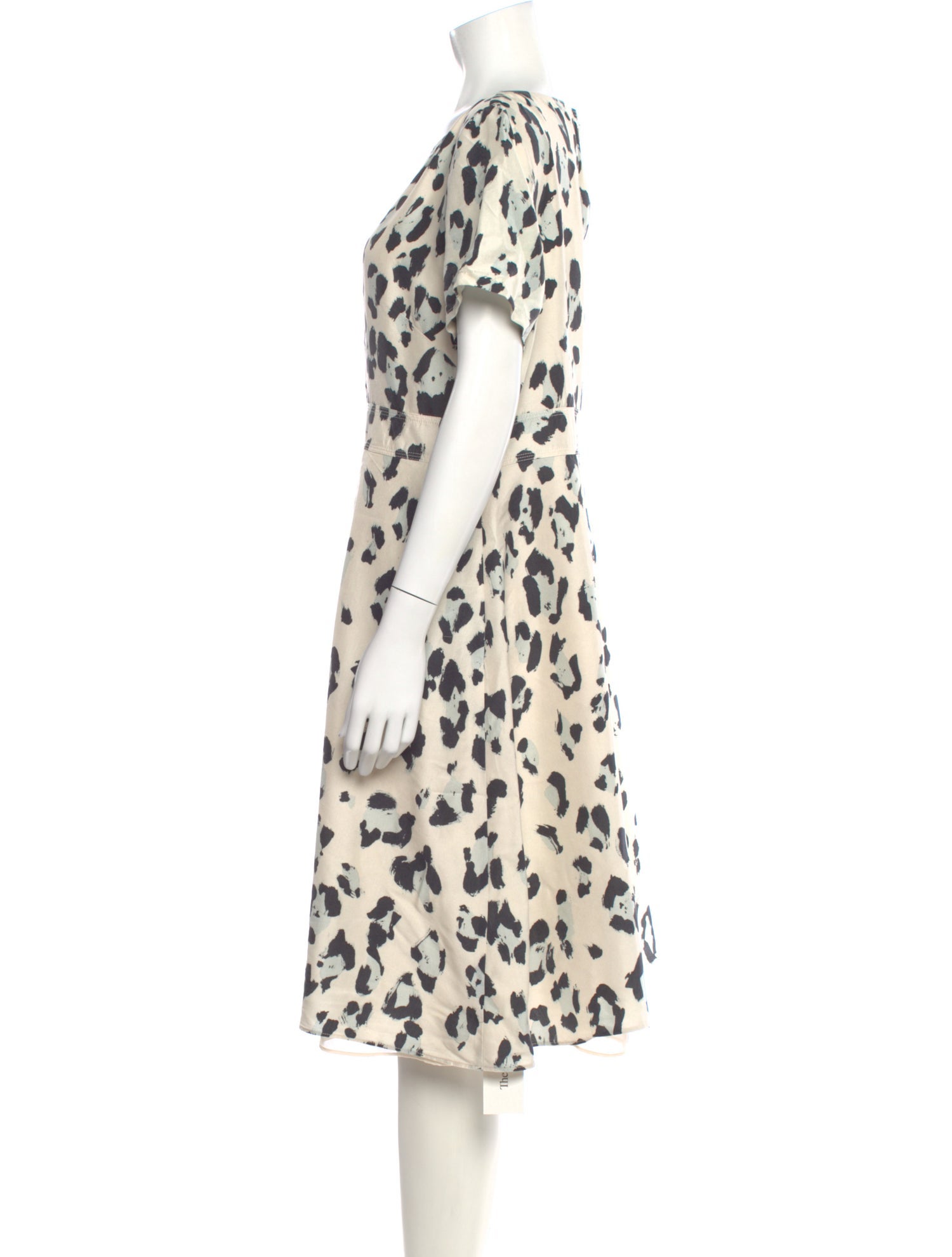 Lafayette 148 Silk Knee-Length Dress