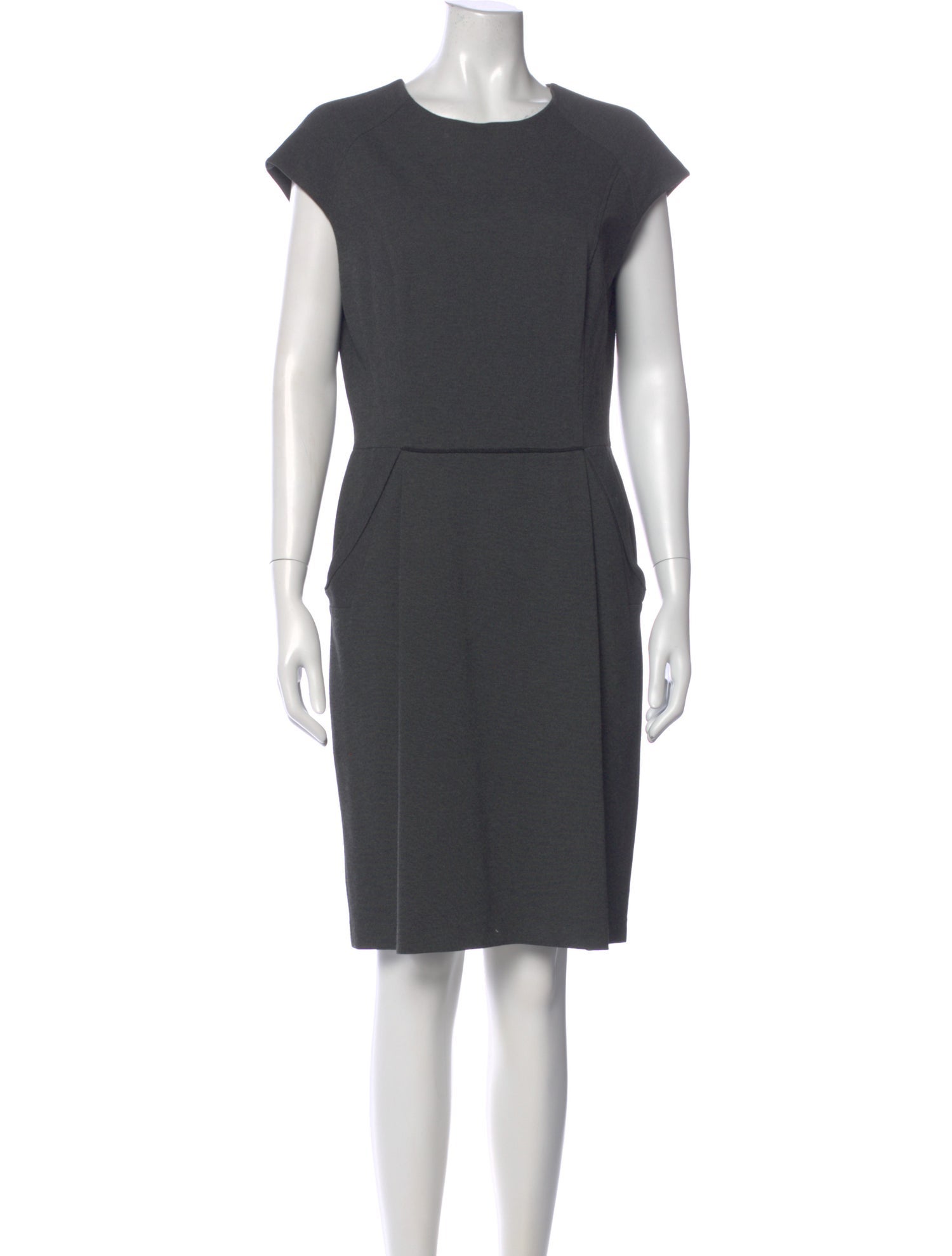 Lafayette 148 Crew Neck Knee-Length Dress