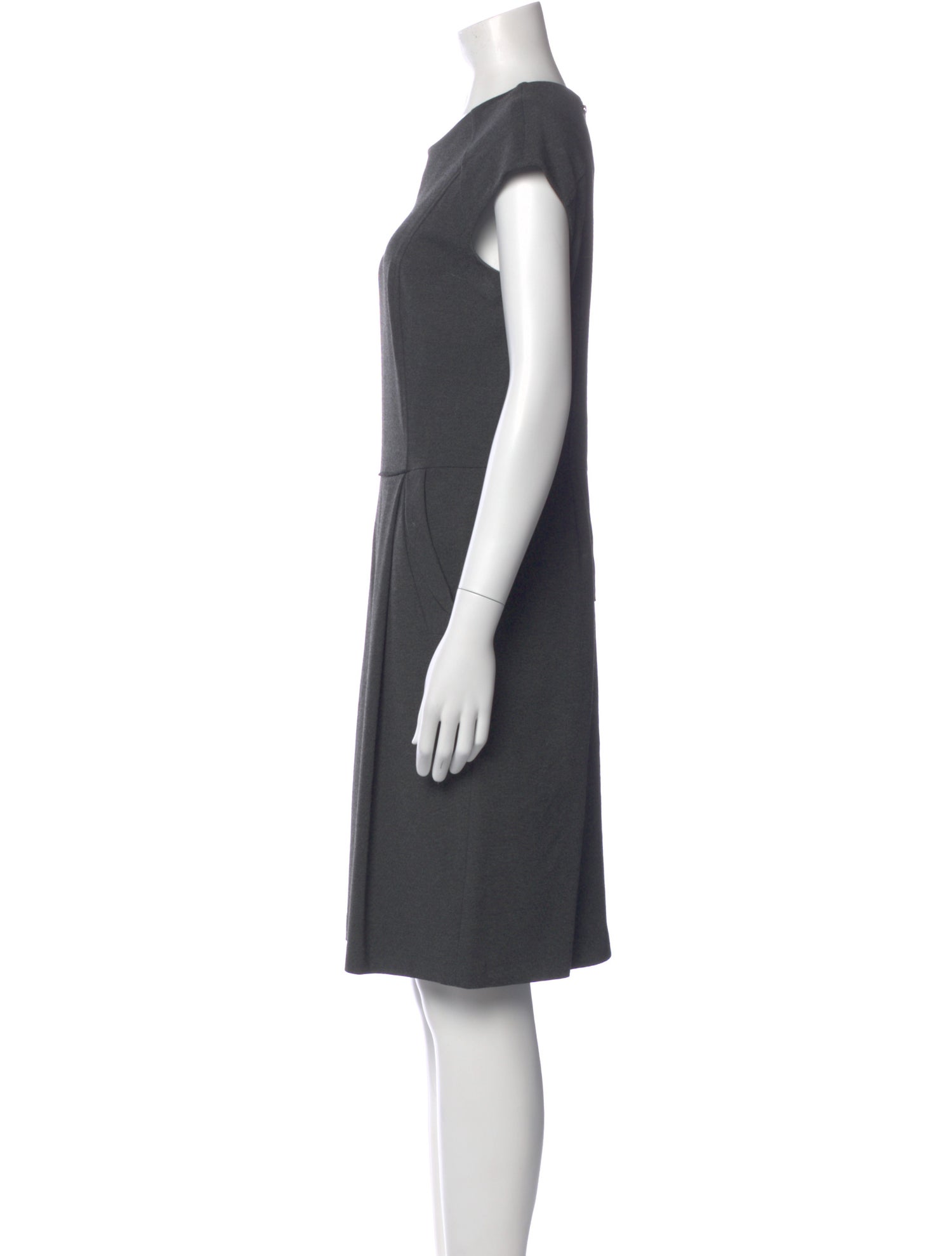 Lafayette 148 Crew Neck Knee-Length Dress