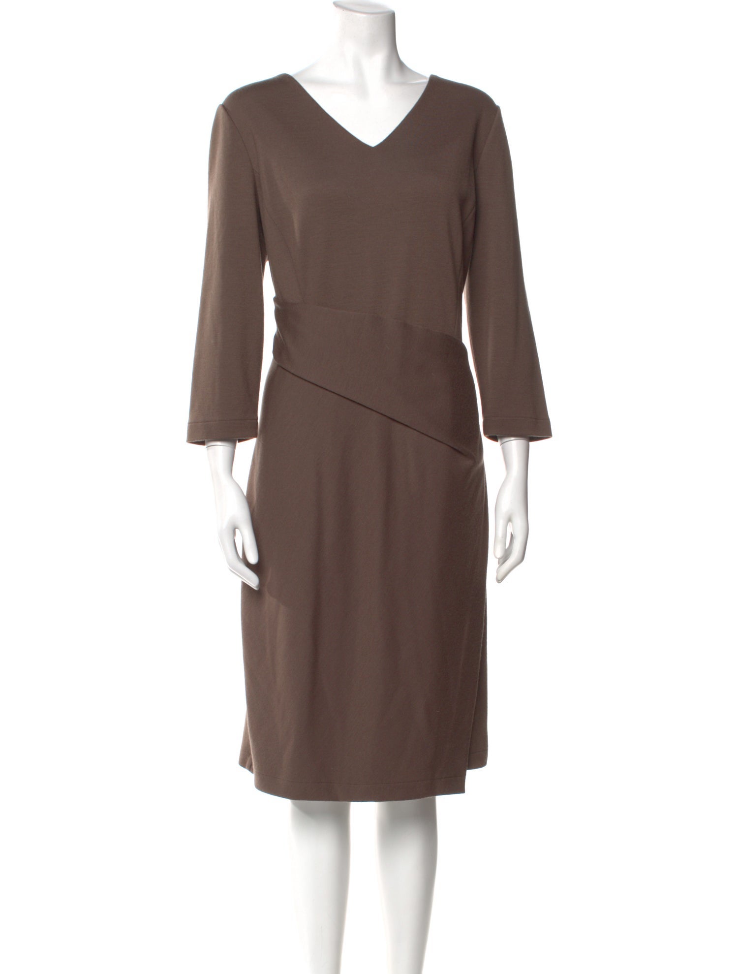 Lafayette 148 Virgin Wool Knee-Length Dress
