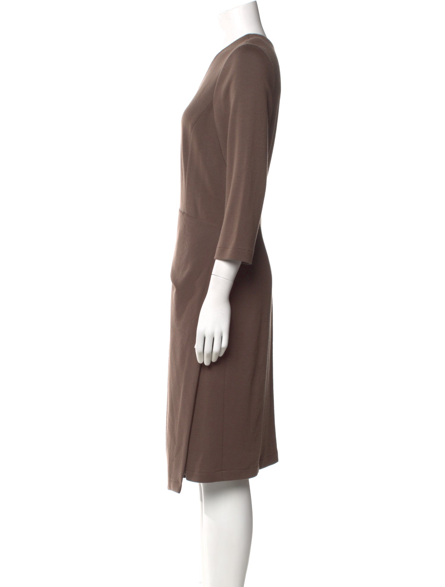 Lafayette 148 Virgin Wool Knee-Length Dress