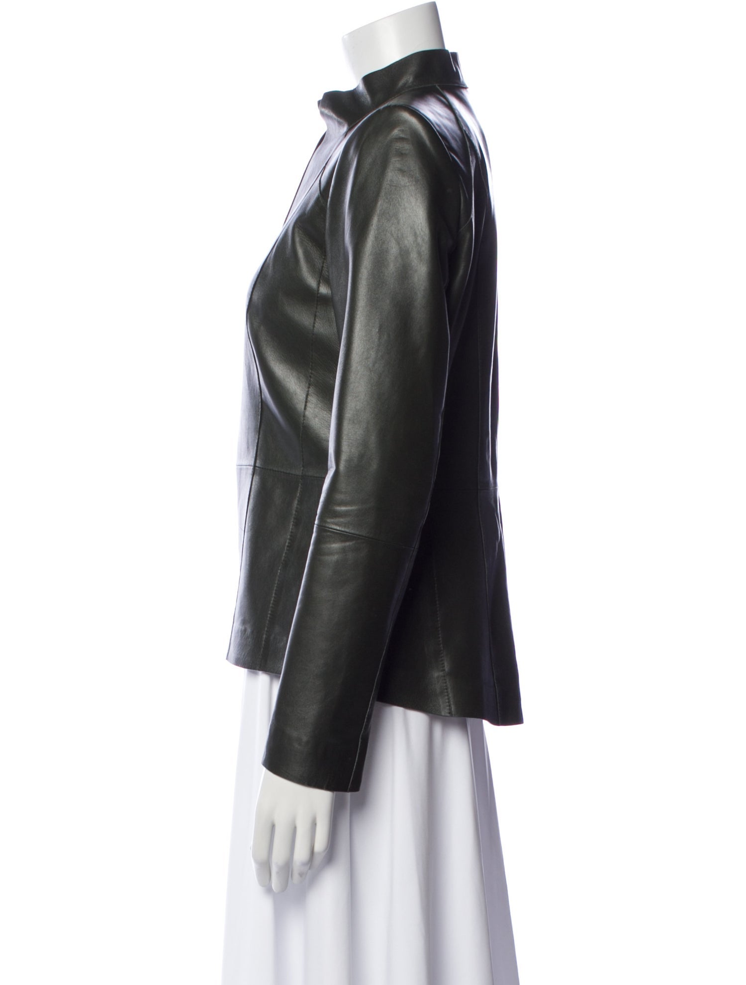 Lafayette 148 Leather Biker Jacket