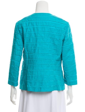 Lafayette 148 Linen Bomber Jacket