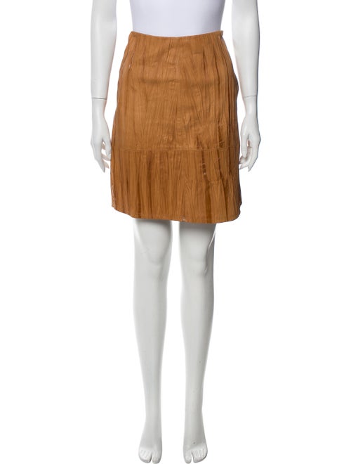 Lafayette 148 Suede Mini Skirt