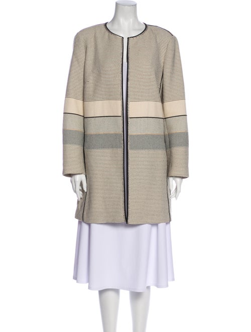 Lafayette 148 Striped Coat