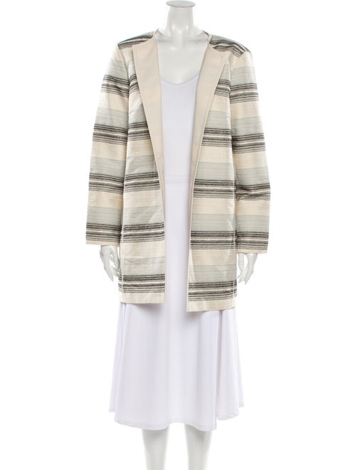 Lafayette 148 Striped Coat