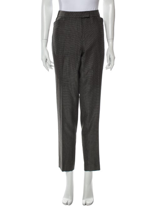 Lafayette 148 Tweed Pattern Straight Leg Pants Bla