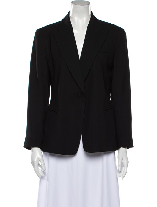 Lafayette 148 Linen Blazer Black