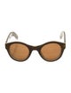 Lucy Folk Round Tinted Sunglasses