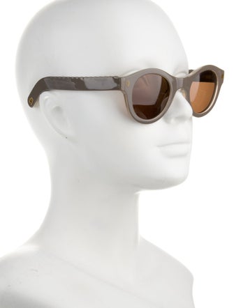 Lucy Folk Round Tinted Sunglasses