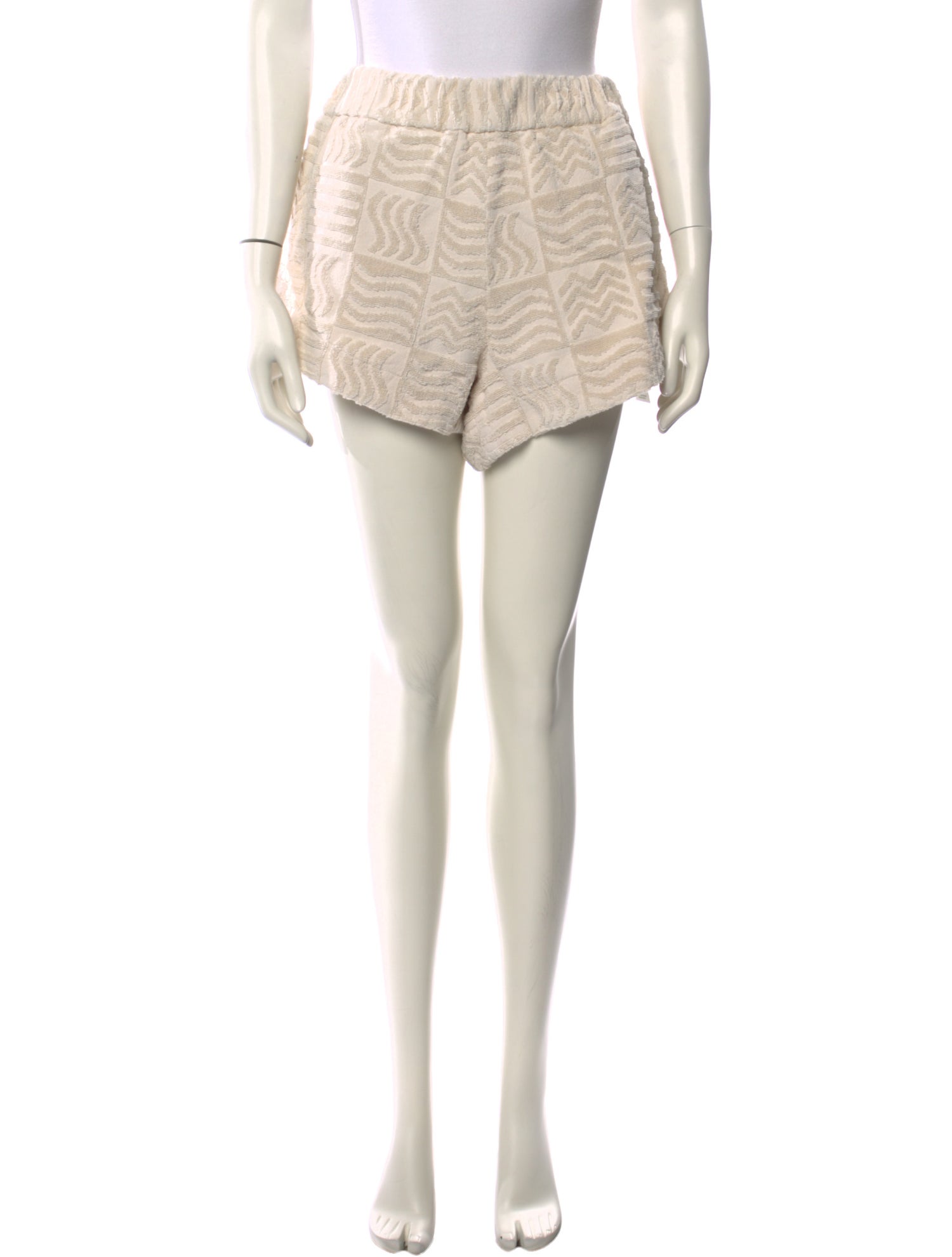 Lucy Folk Printed Mini Shorts
