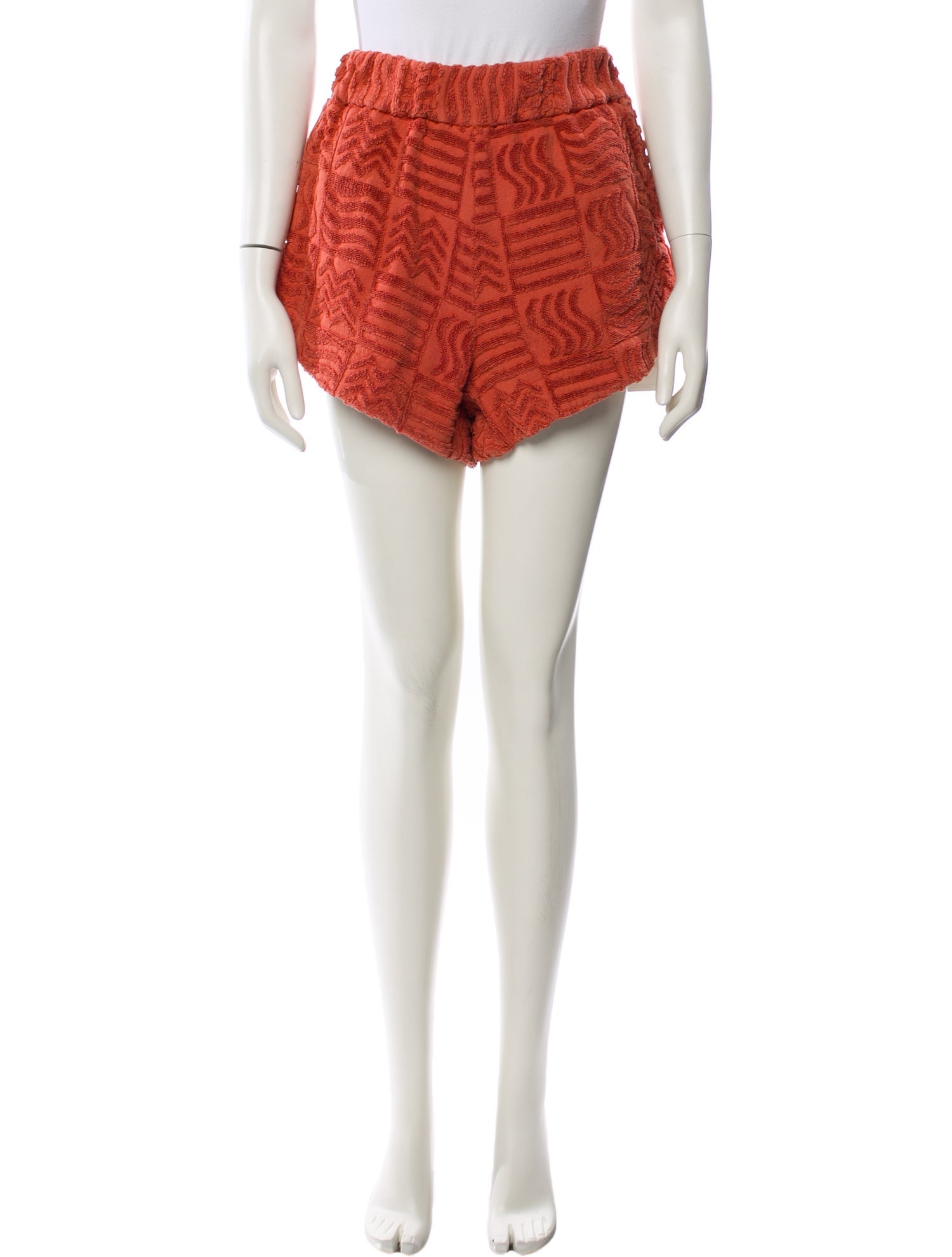 Lucy Folk Printed Mini Shorts
