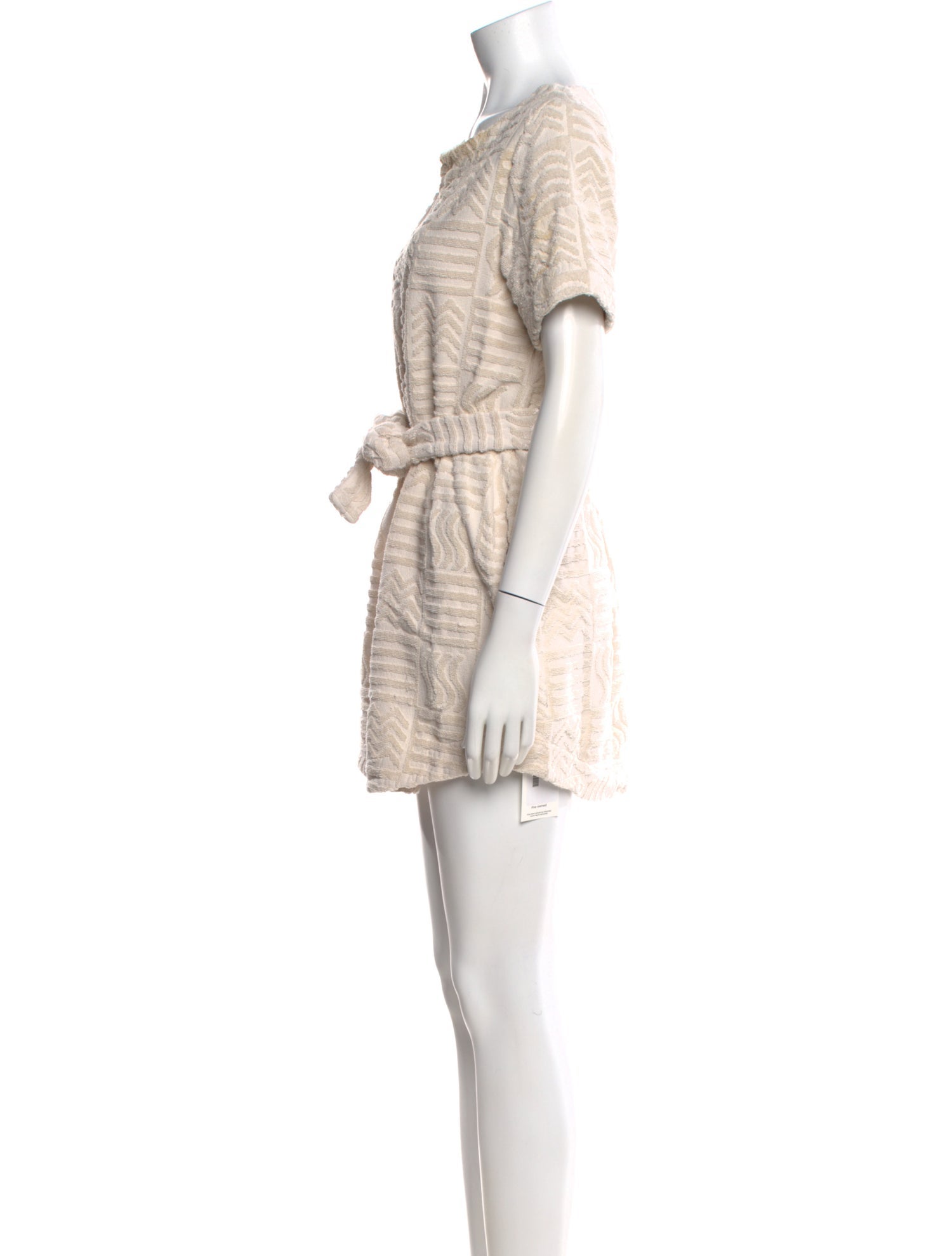 Lucy Folk Scoop Neck Mini Dress