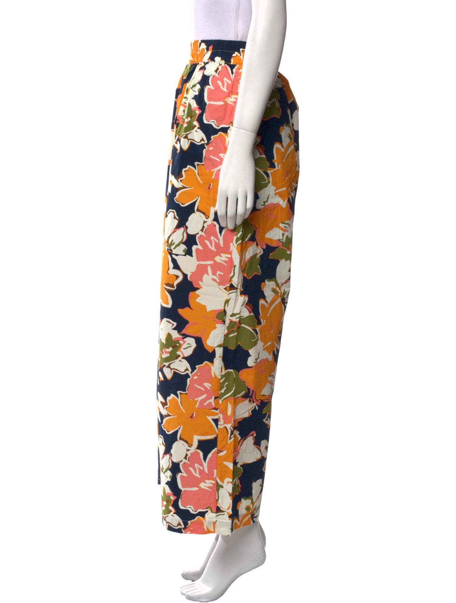 L.F.Markey Floral Print Wide Leg Pants