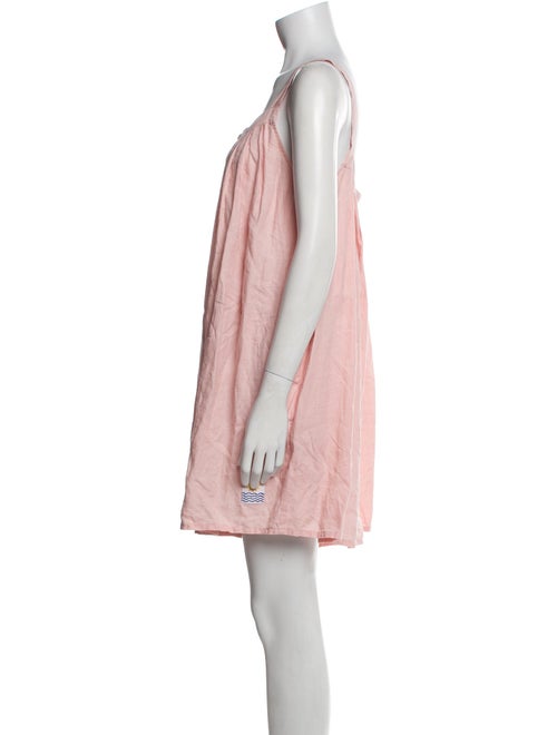 L.F.Markey Linen Scoop Neck Romper