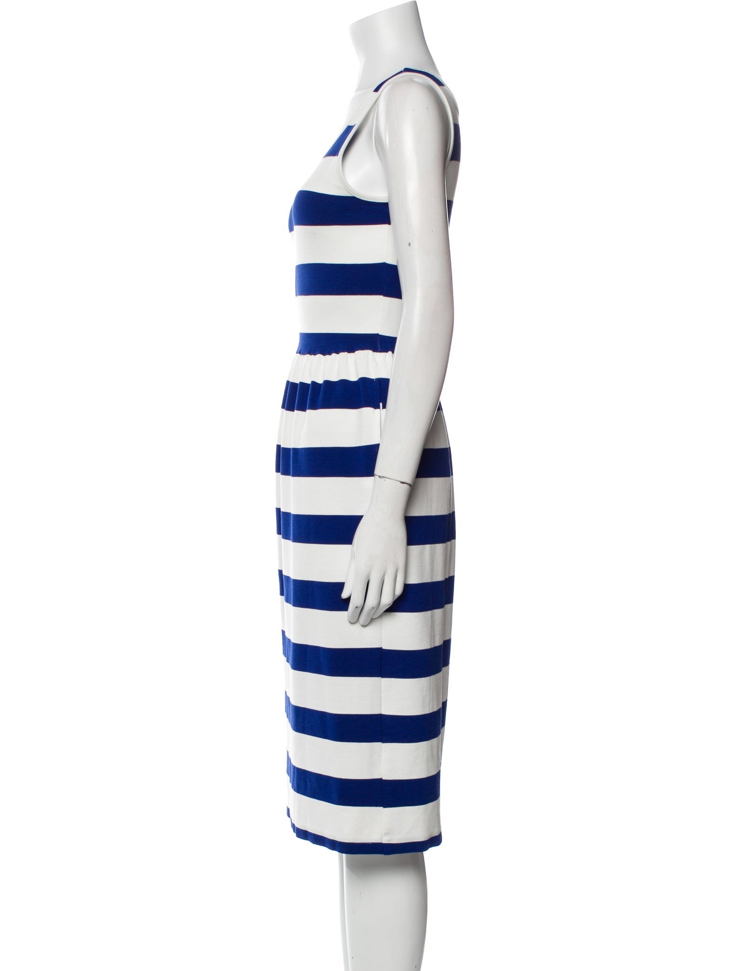 L.F.Markey Striped Midi Length Dress