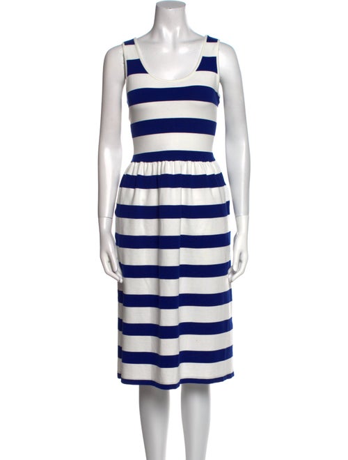 L.F.Markey Striped Midi Length Dress