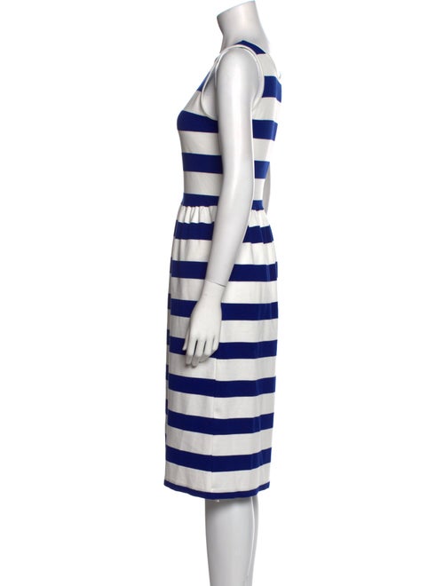 L.F.Markey Striped Midi Length Dress