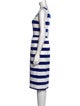 L.F.Markey Striped Midi Length Dress