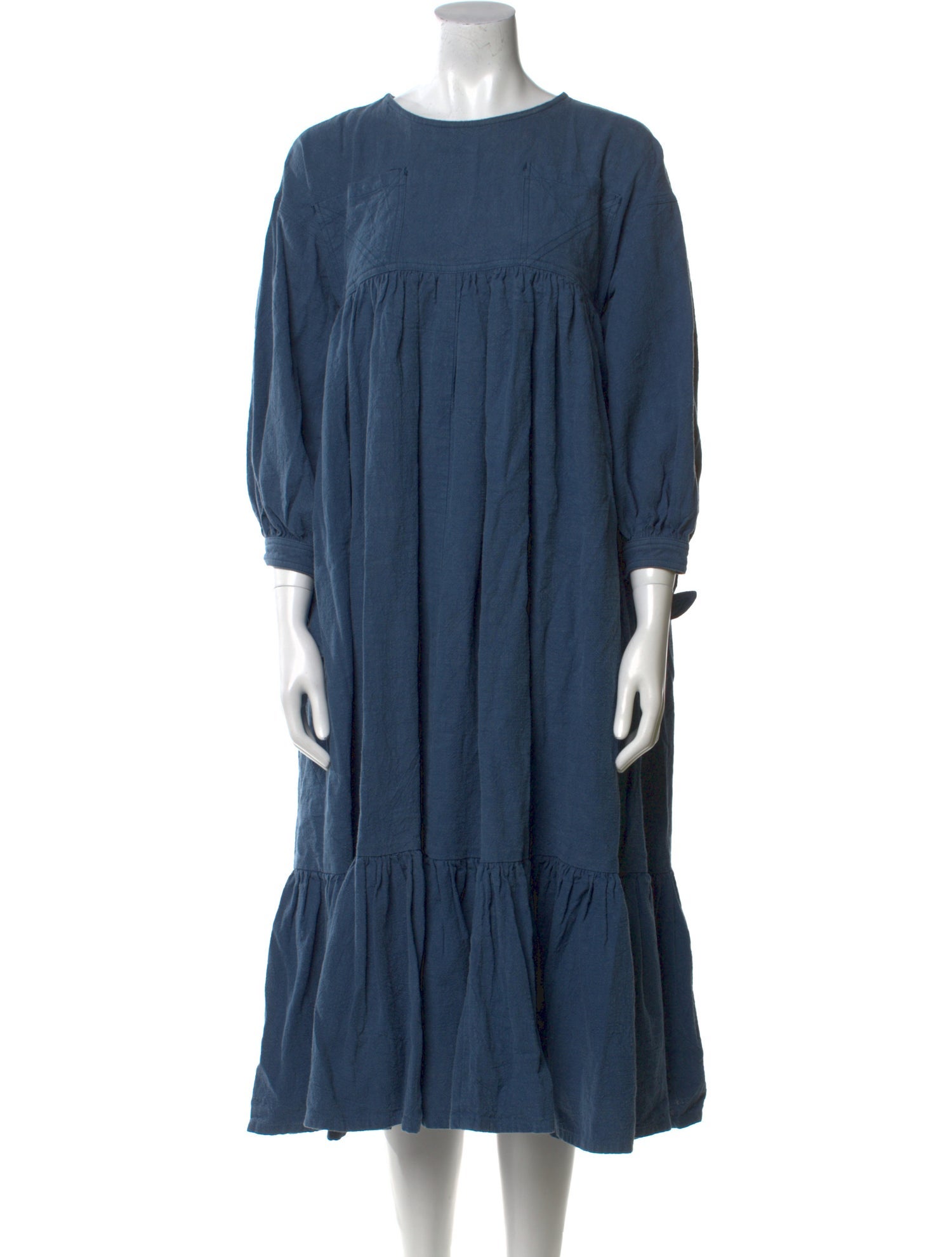 L.F.Markey Linen Midi Length Dress