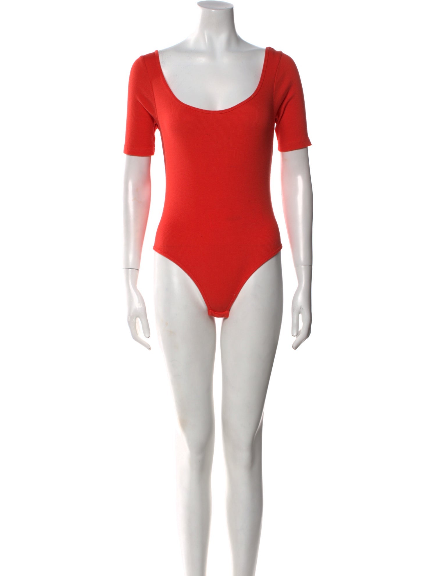 L.F.Markey Scoop Neck Short Sleeve Bodysuit