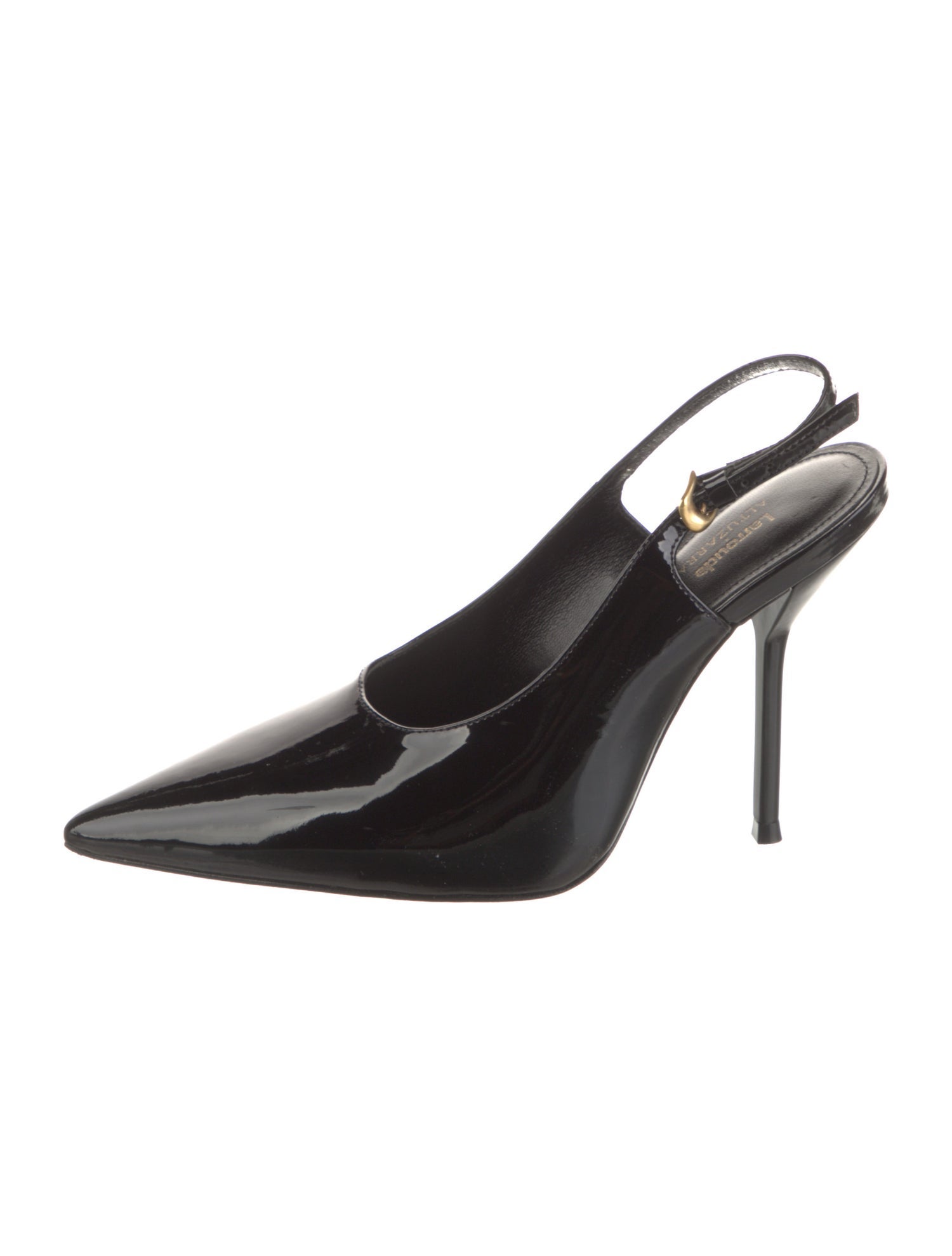 Larroude x Altuzarra Leather Slingback Pumps