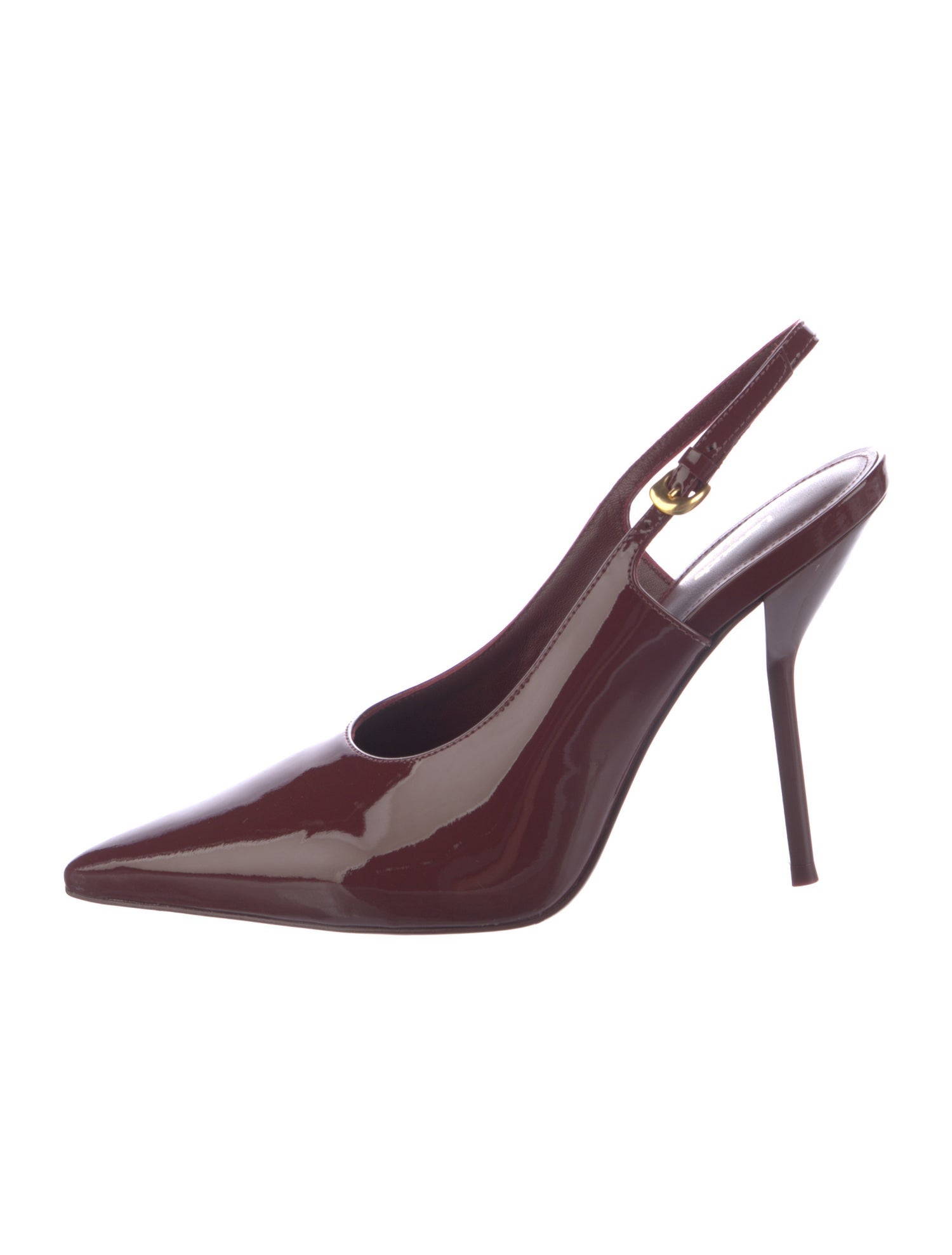 Larroude x Altuzarra Leather Slingback Pumps