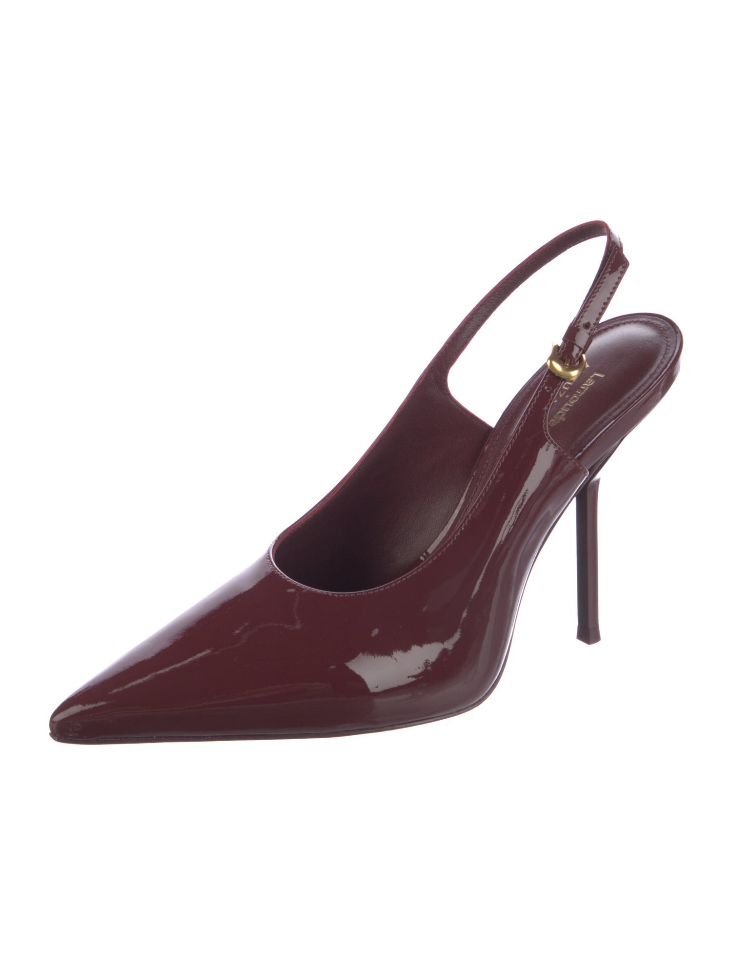Larroude x Altuzarra Leather Slingback Pumps