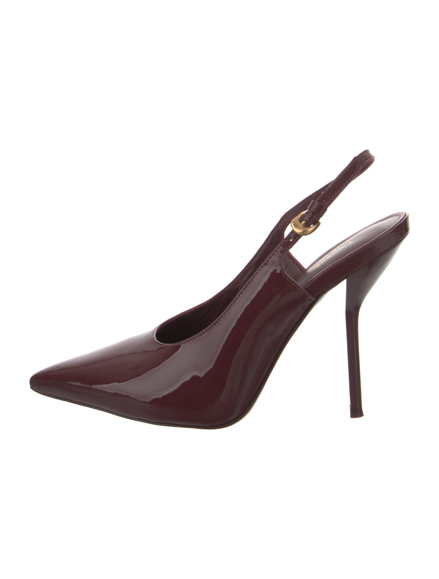 Larroude x Altuzarra Leather Slingback Pumps