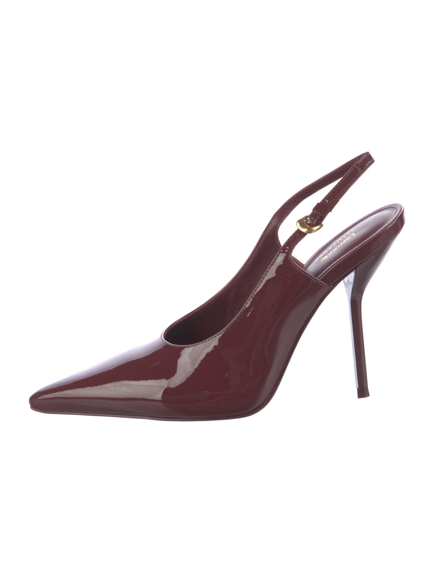 Larroude x Altuzarra Leather Slingback Pumps