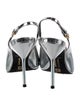 Larroude x Altuzarra Patent Leather Slingback Pumps