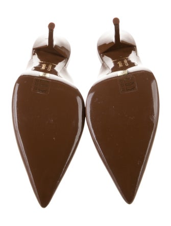 Larroude x Altuzarra Leather Slingback Pumps