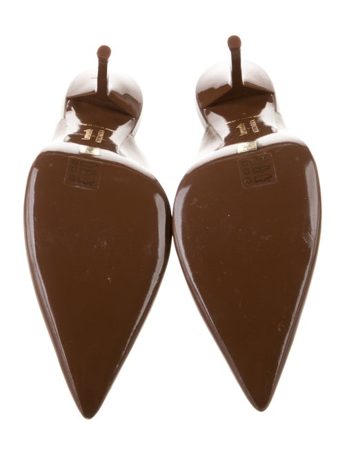 Larroude x Altuzarra Leather Slingback Pumps