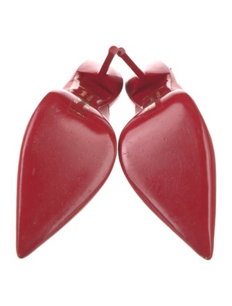 Larroude x Altuzarra Leather Slingback Pumps