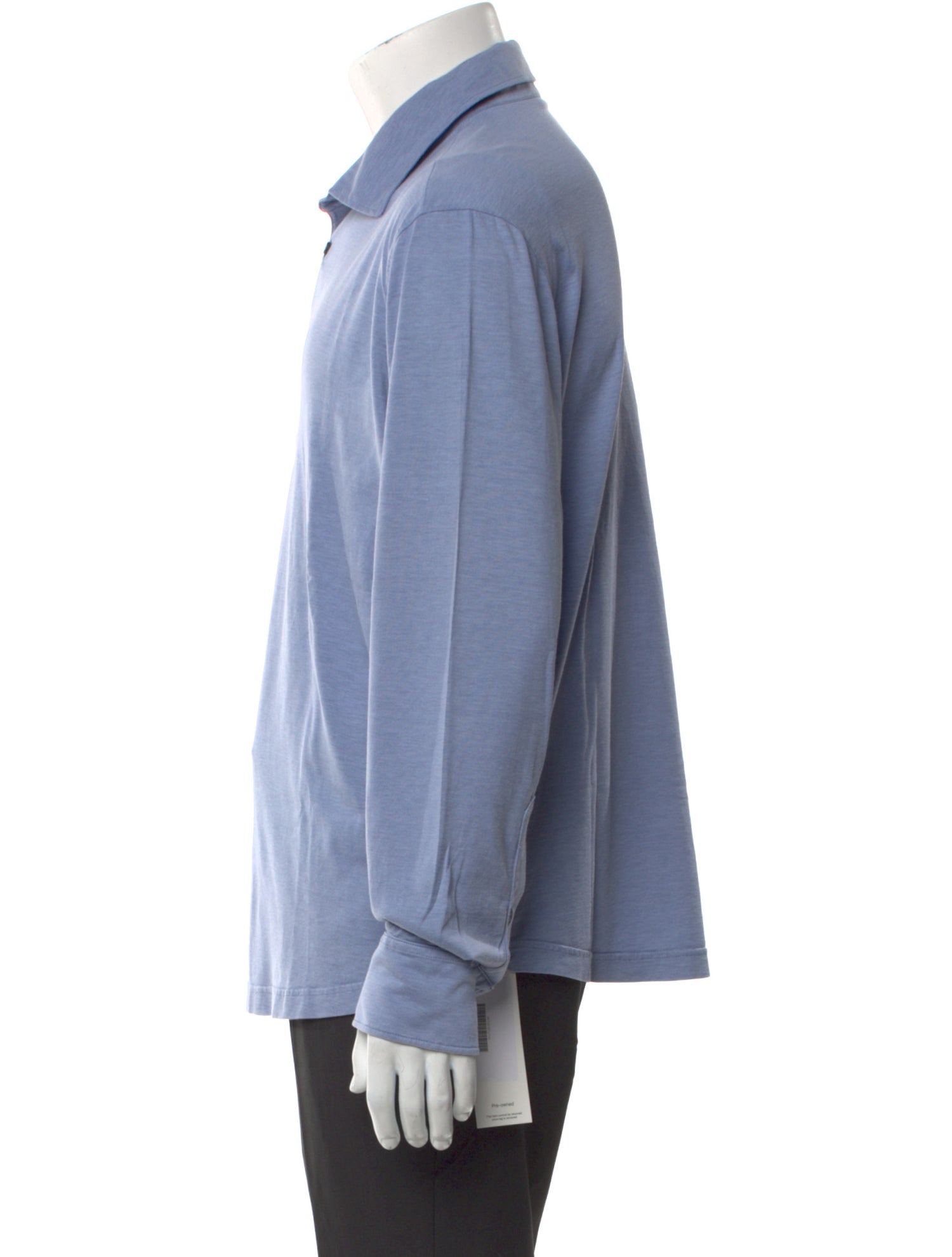 Luca Faloni Silk Collar Polo Shirt