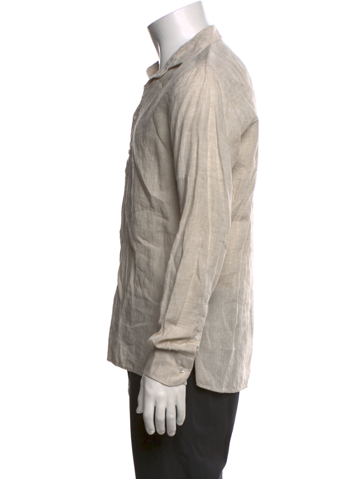 Luca Faloni Linen Long Sleeve Shirt