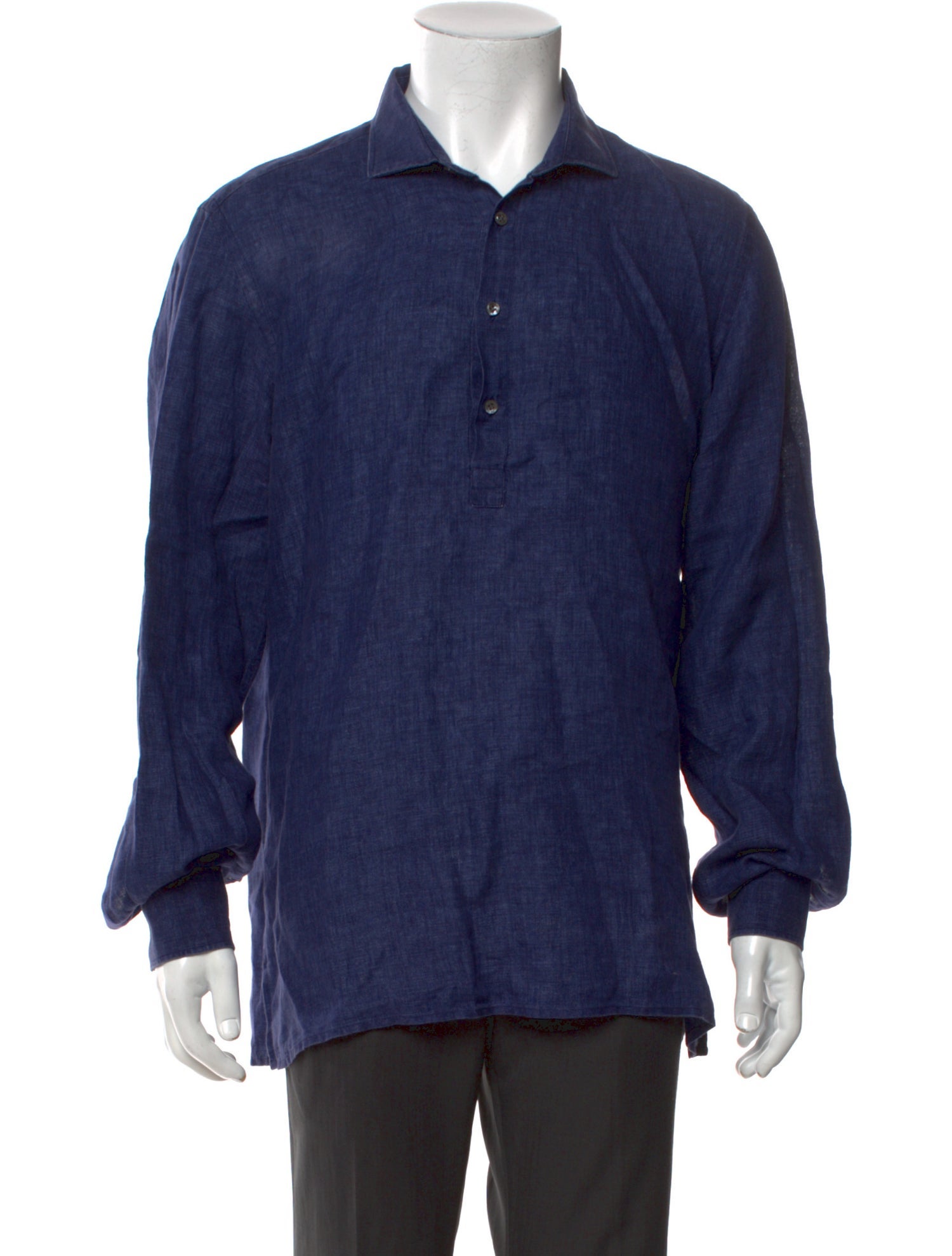 Luca Faloni Linen Long Sleeve Shirt