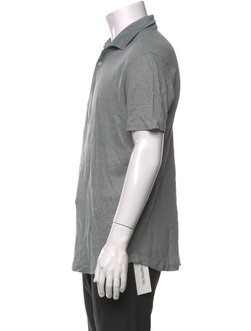 Luca Faloni Linen Collar Polo Shirt