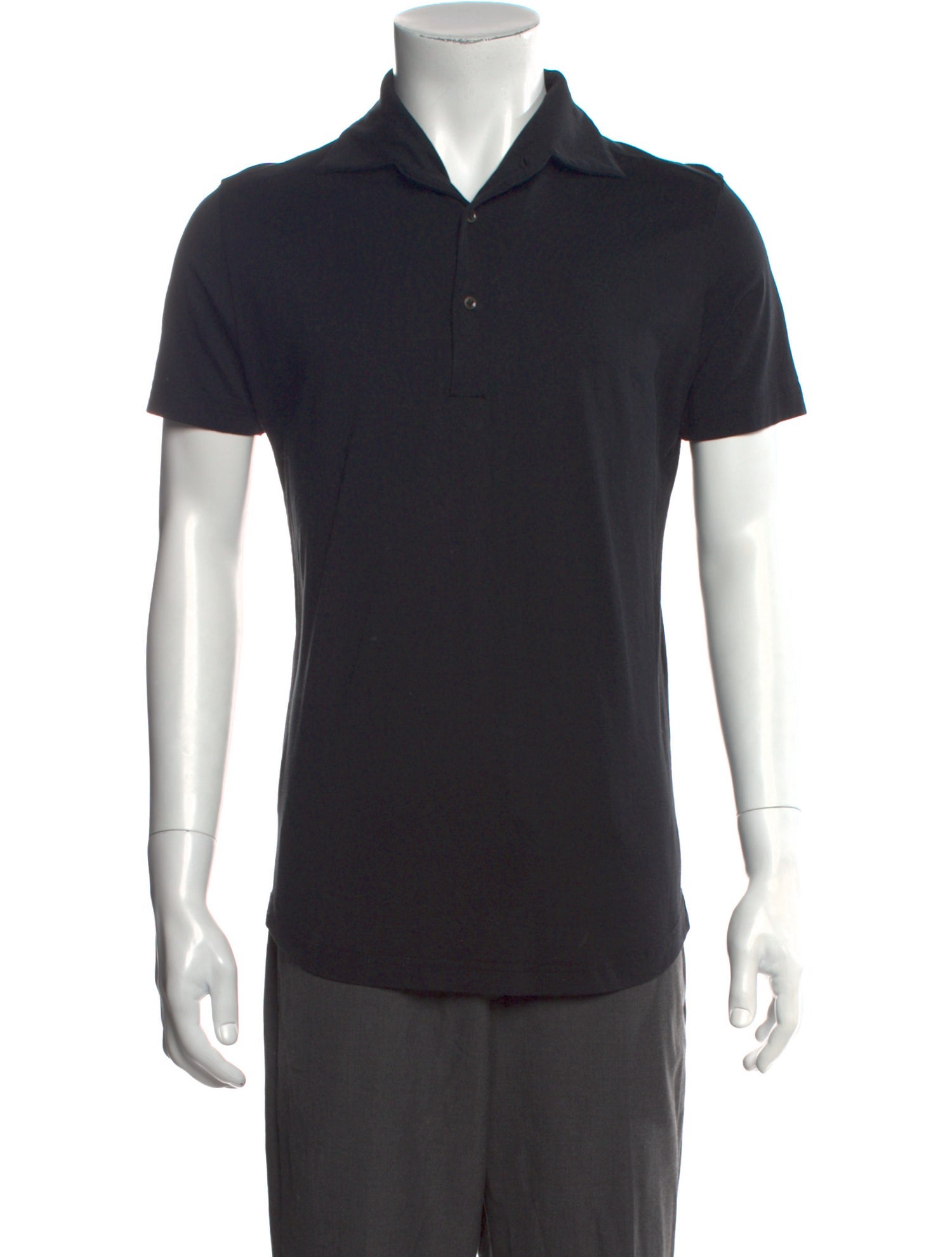 Luca Faloni Silk Collar Polo Shirt
