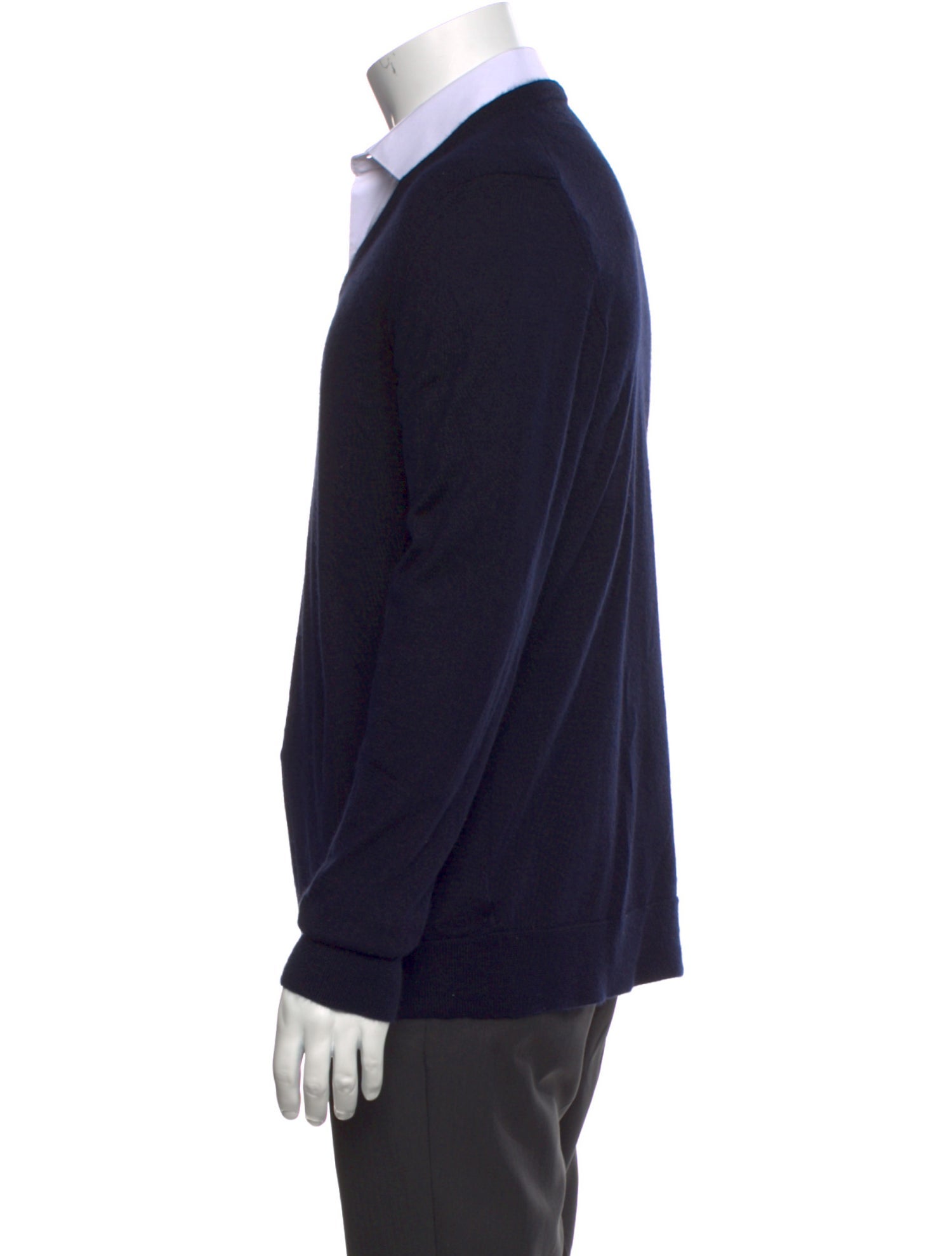 Luca Faloni V-Neck Long Sleeve Pullover