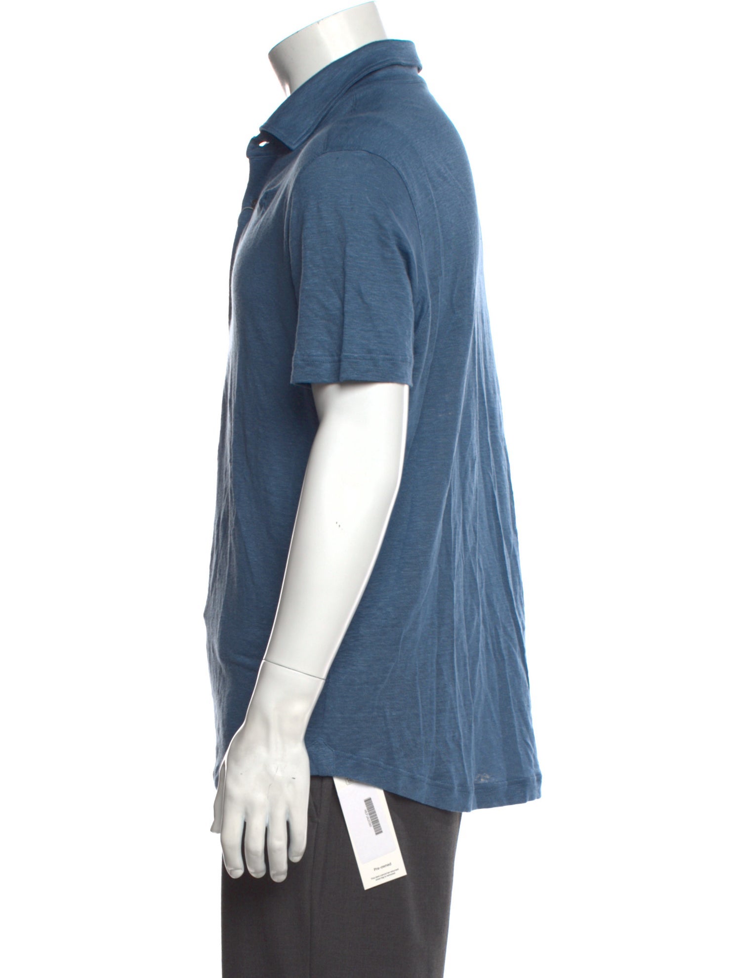 Luca Faloni Linen Collar Polo Shirt w/ Tags