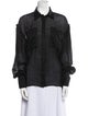 BGL Long Sleeve Button-Up Top