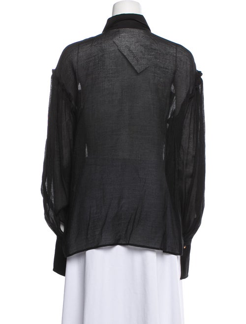 BGL Long Sleeve Button-Up Top